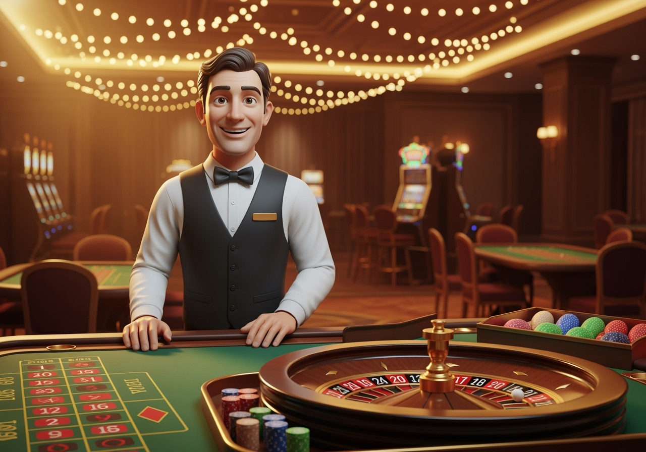 Player enjoying a fun reel-style game